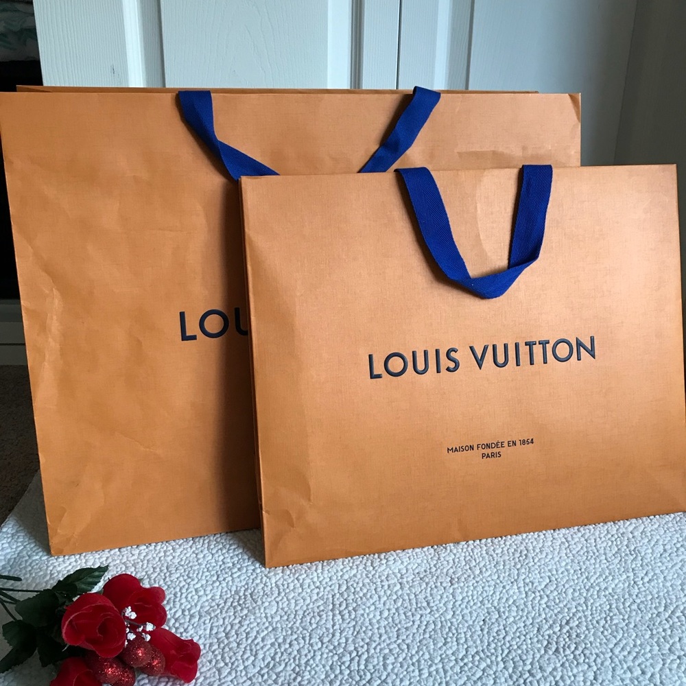 Louis Vuitton shopping bags
